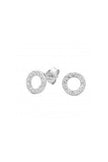 BABY CIRCLE CZ STUD EARRING
