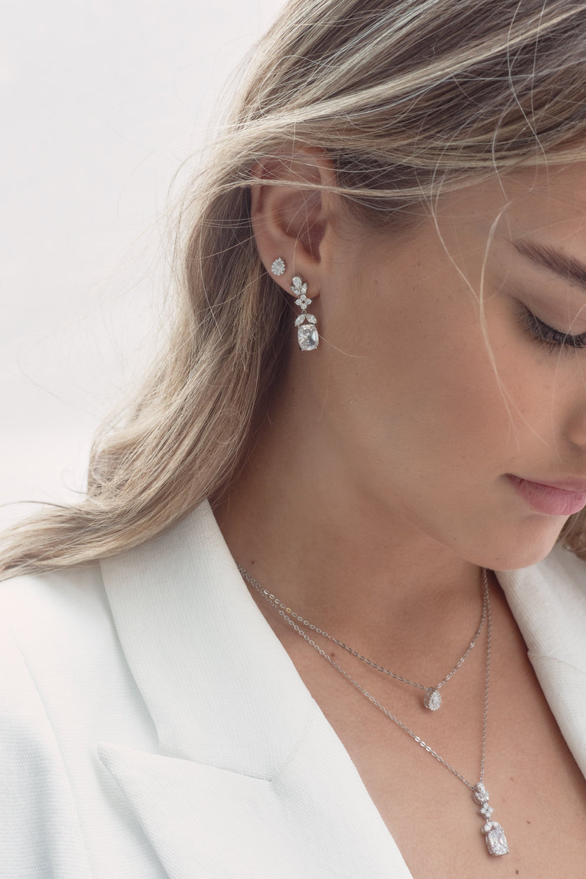 MONACO SILVER STUDS