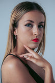 BRIA HOOP EARRING SILVER