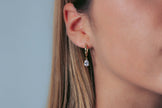PIA GOLD HOOP EARRING