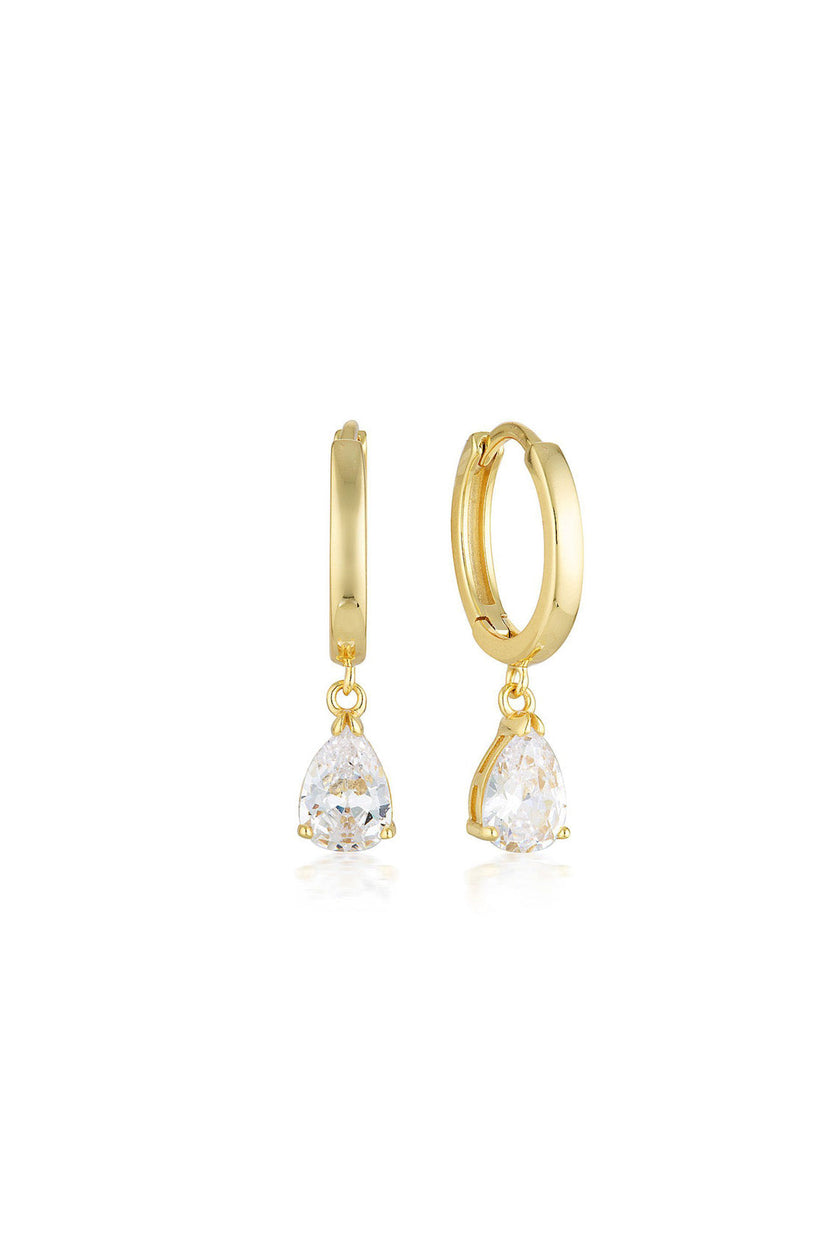 PIA GOLD HOOP EARRING