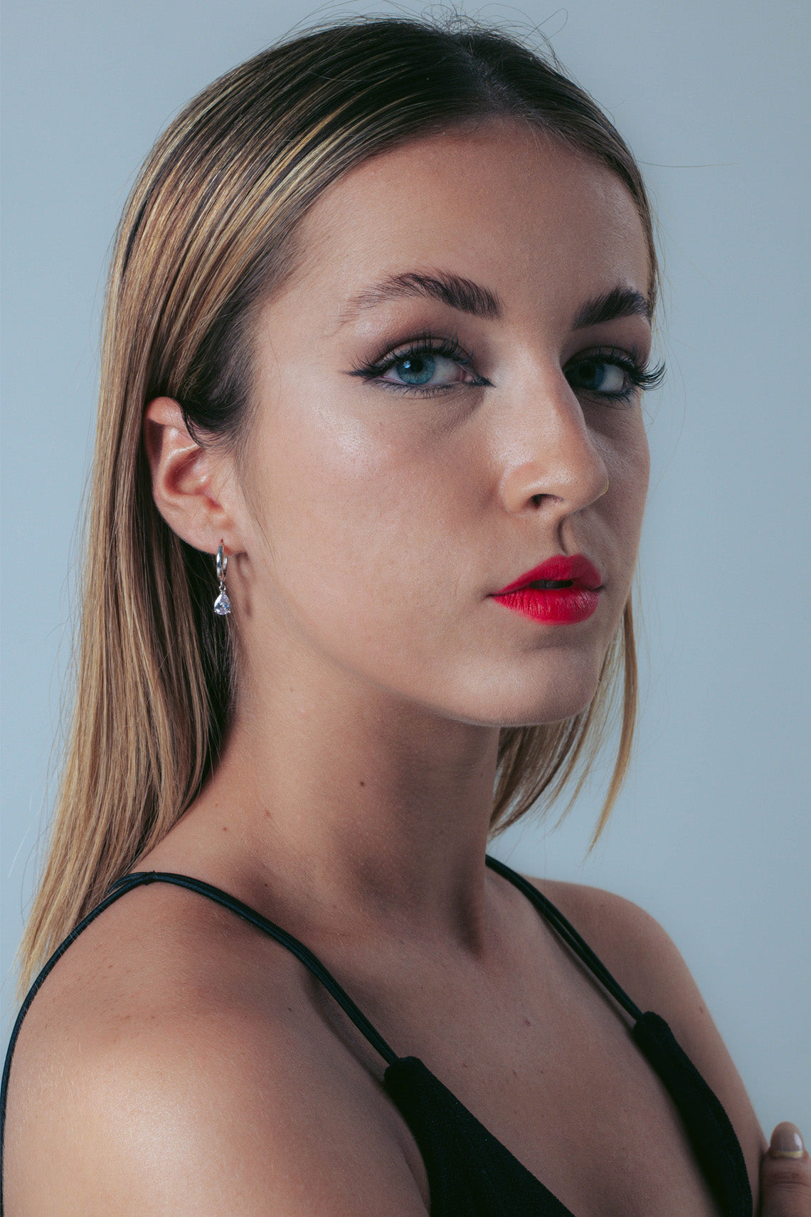 PIA HOOP EARRINGS SILVER