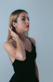 PIA HOOP EARRINGS SILVER