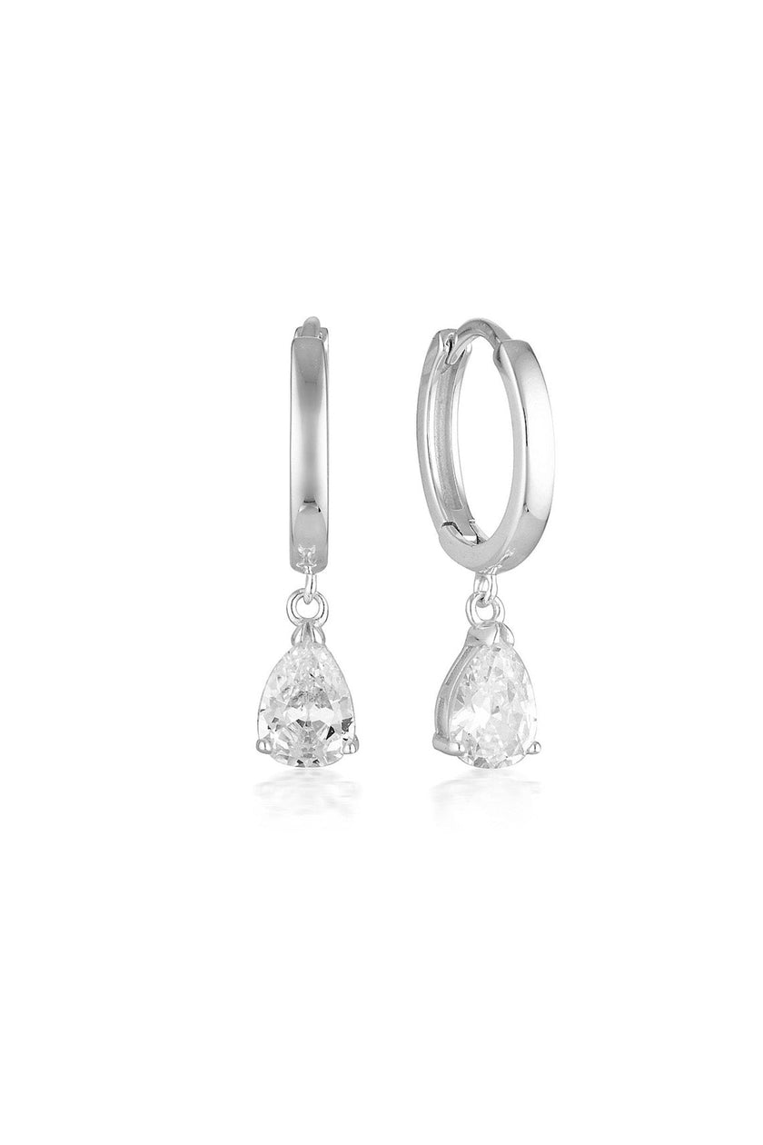 PIA HOOP EARRINGS SILVER