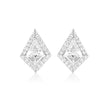 ROCK STAR SHIELD SILVER EARRINGS