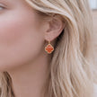 Tyche Gemstone Earrings Carnelian