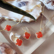 Tyche Gemstone Earrings Carnelian