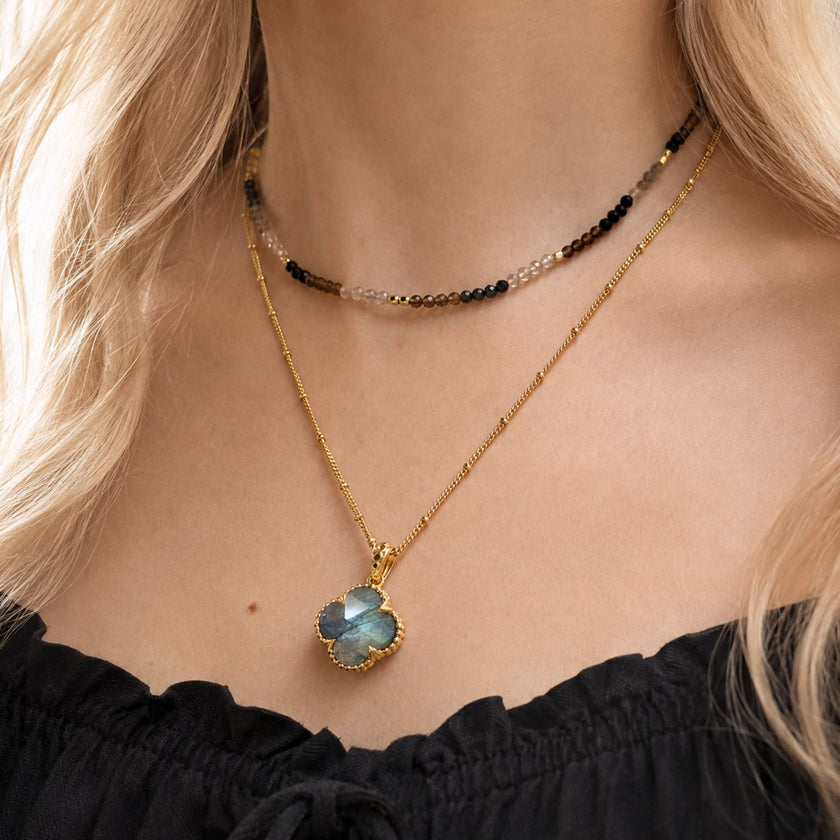 Tyche Gemstone Necklace Labradorite