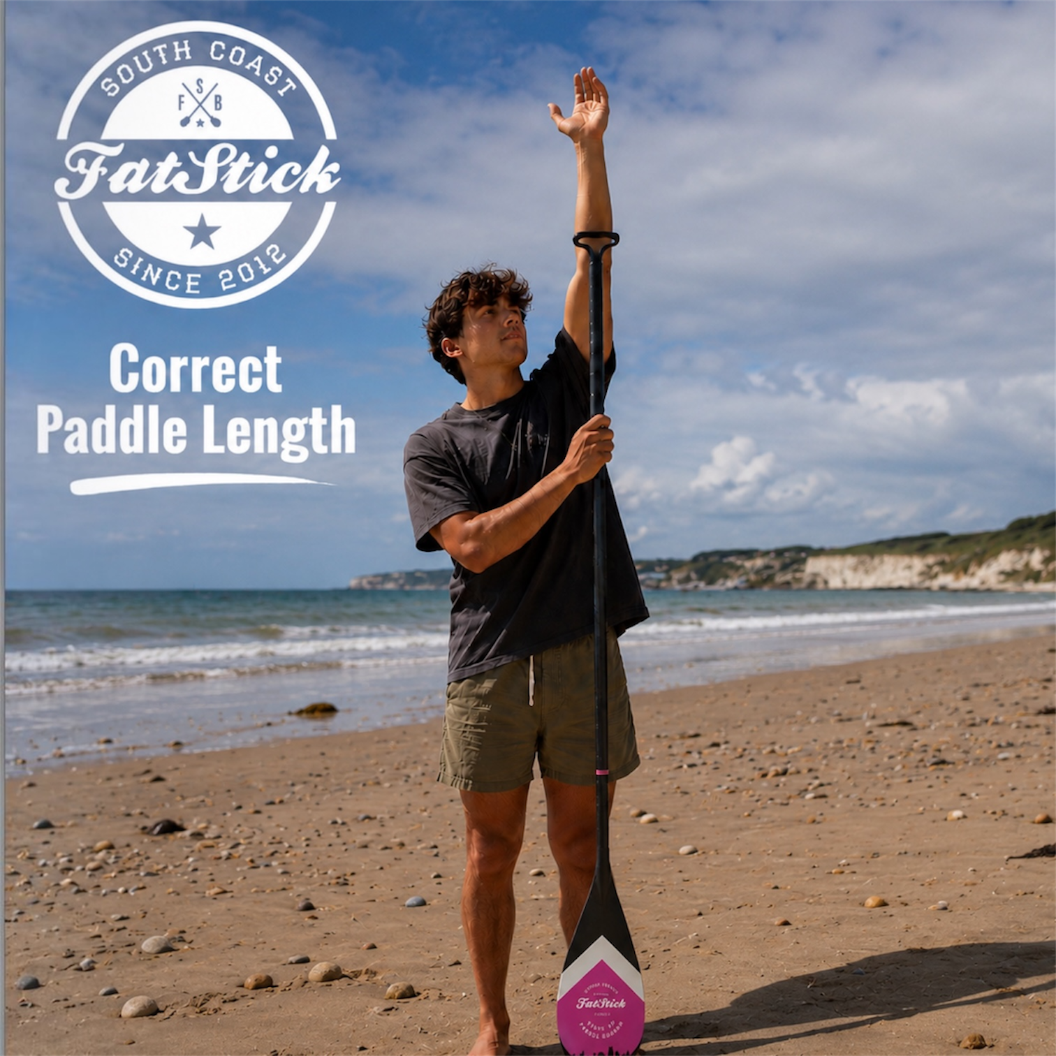 FREE BAG | Full Carbon 2 Piece Paddle Board SUP Paddle
