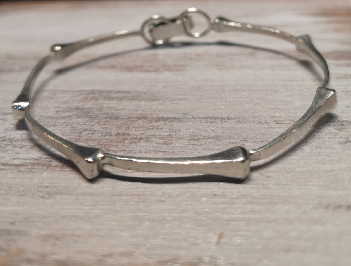 Silver Steed All about hoofnails bangle