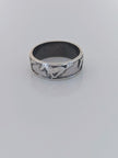 925 Silver Galloping Horses Band – Equestrian-Inspired Ring for Him or Her