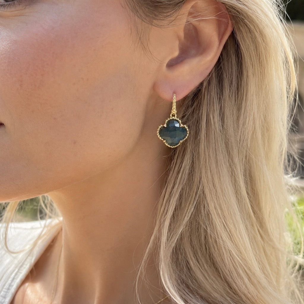 Tyche Gemstone Earrings Labradorite