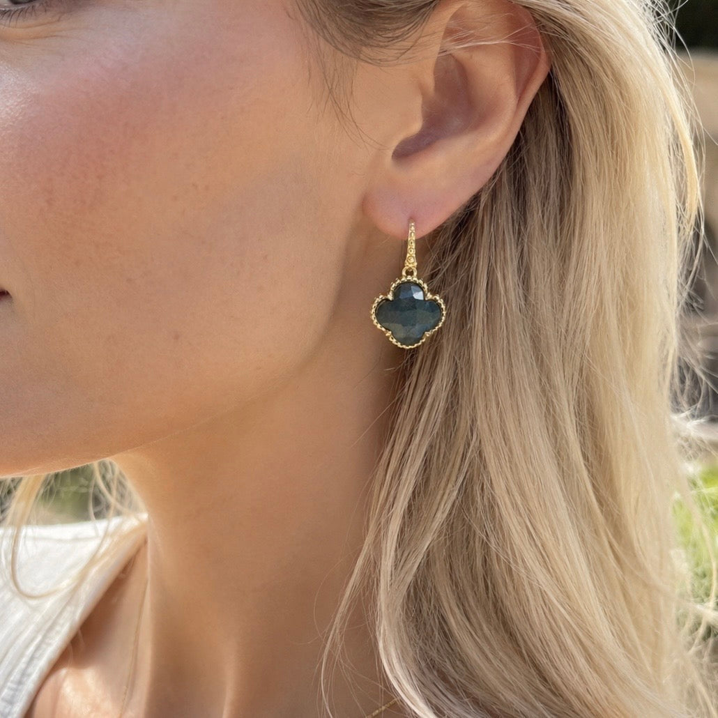 Tyche Gemstone Earrings Labradorite
