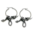 Serpent's Lair Snake Earrings