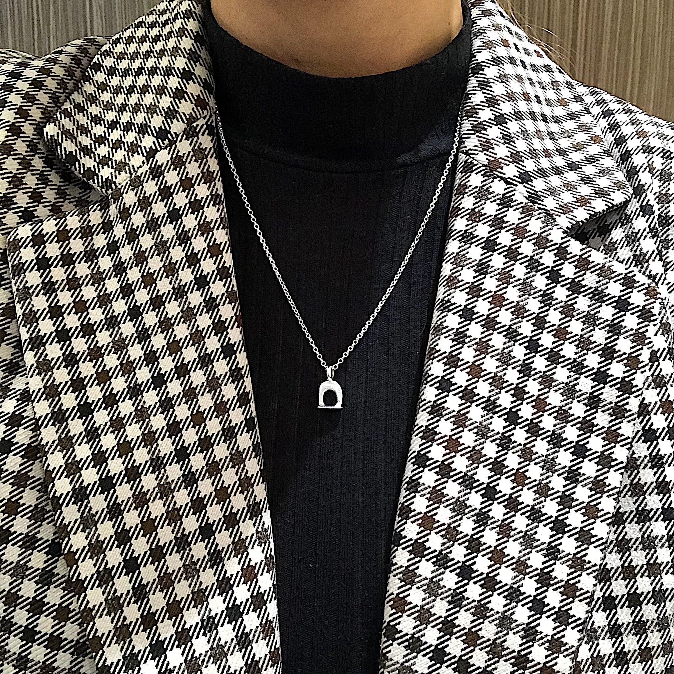 Equestrian Stirrup Necklace