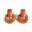 Pippa Tan Ohrclips aus Holz