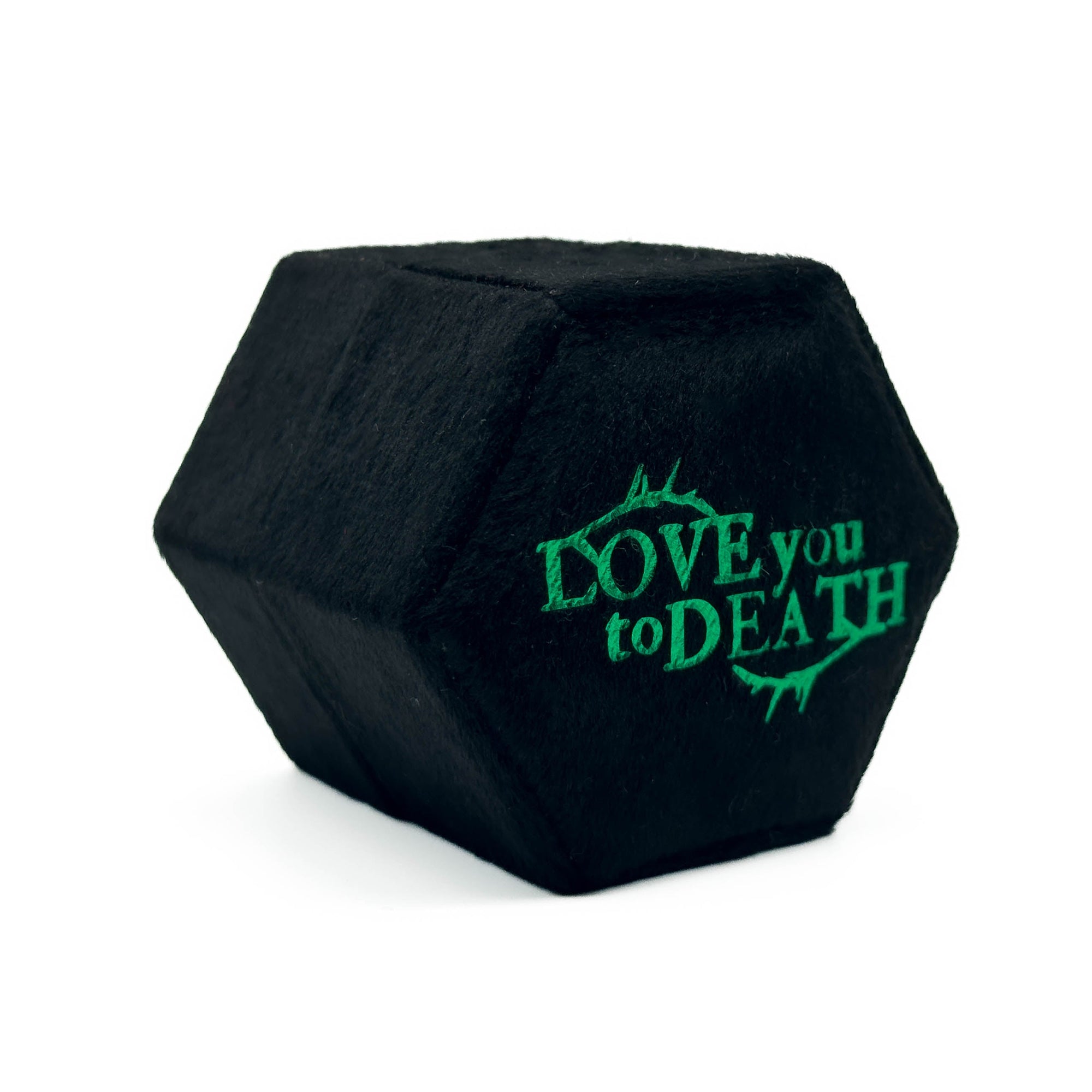 Black Hexagon 'Love you to Death' Ring Box