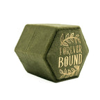 Forever Bound Green Wedding Ring Box
