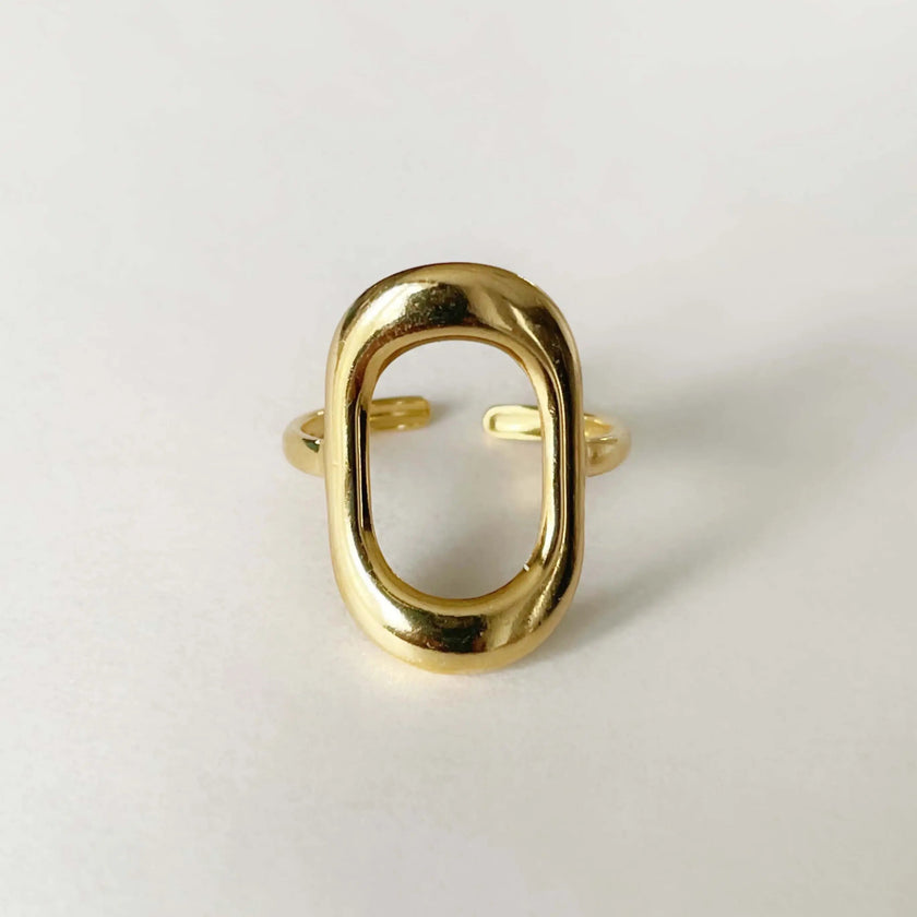 Cassidy Luxe 18 Karat vergoldeter Ring