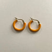 Anais Luxe 18k Gold Plated Saffron Hoops