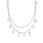 Lyra Artemis Celestial Charm Necklace