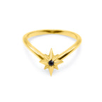 Gold Stella Maris North Star Ring