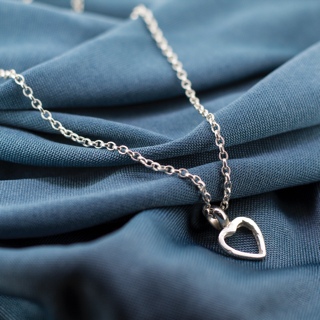 Mini Open Heart Necklace