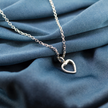 Mini Open Heart Necklace