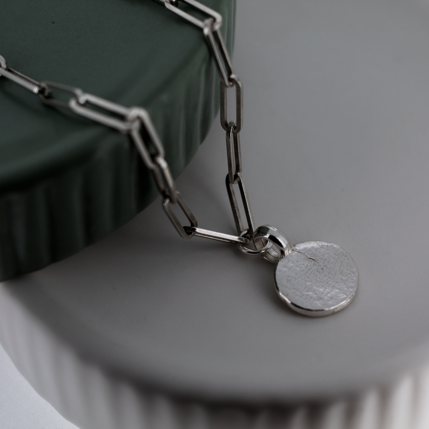 Neumond-Spurenkettenarmband