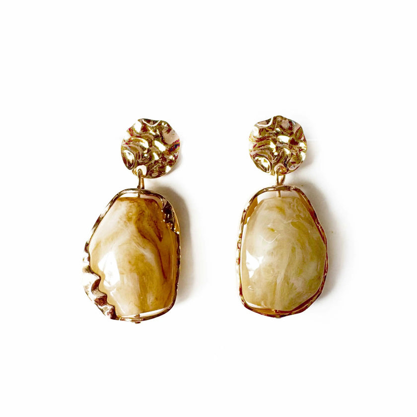 Eva Statement Stone Ohrringe
