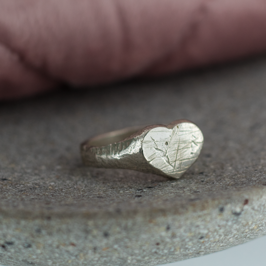 Heart Signet Ring