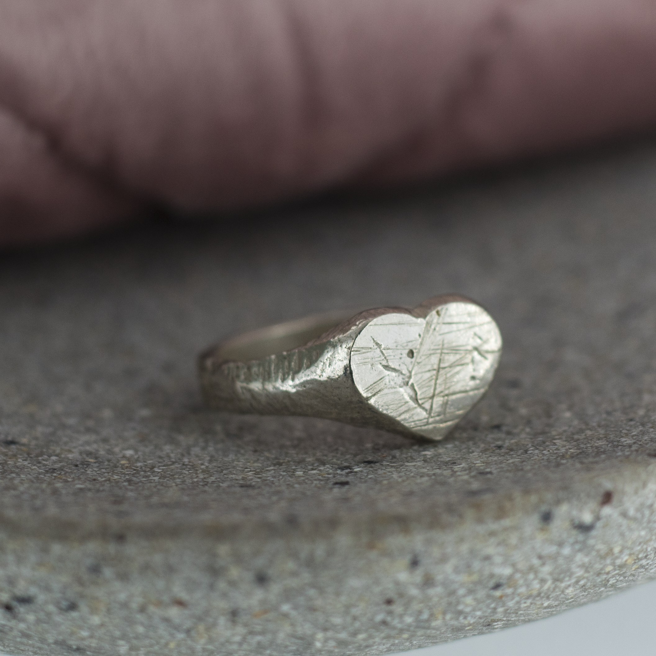 Heart Signet Ring