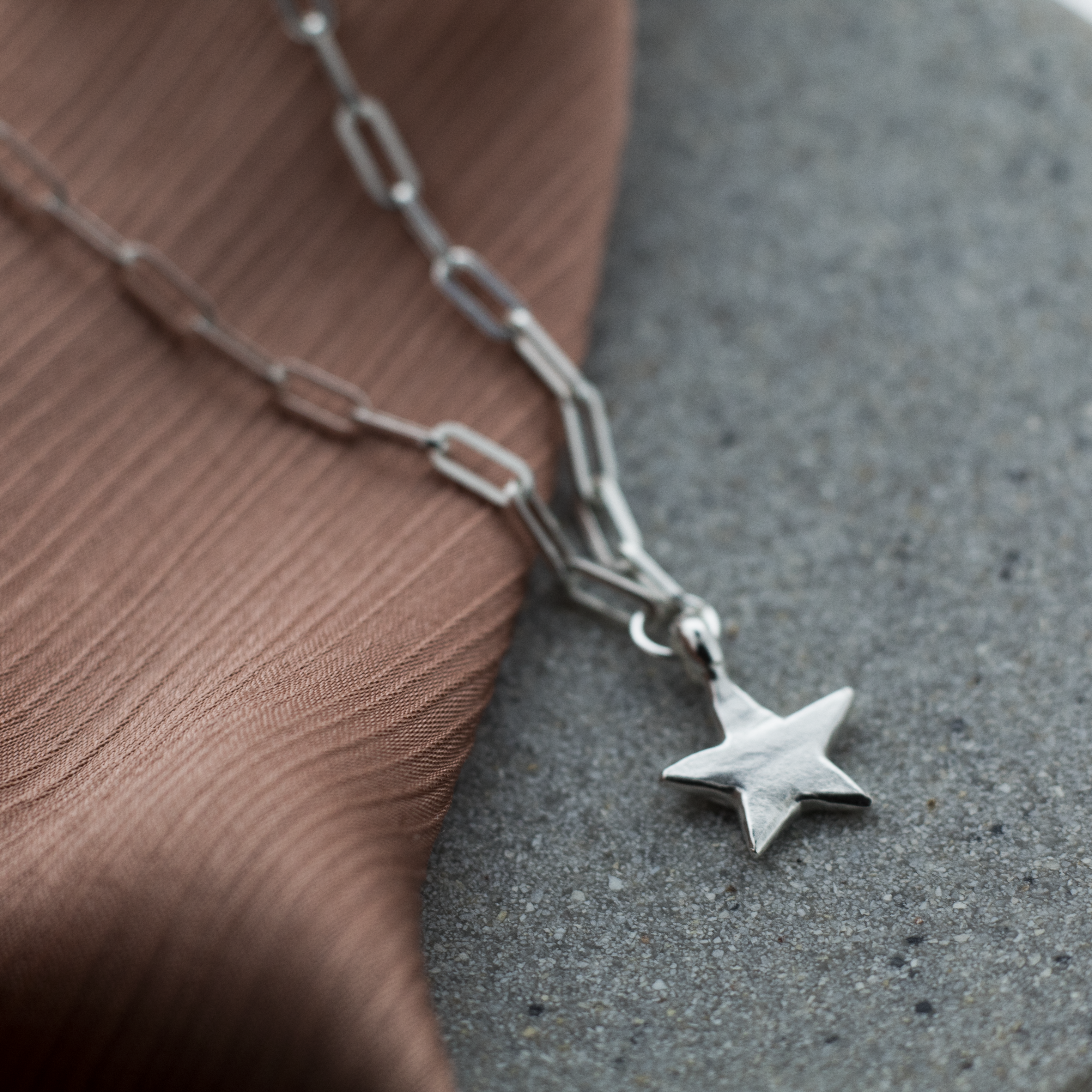 Star Trace Chain Necklace