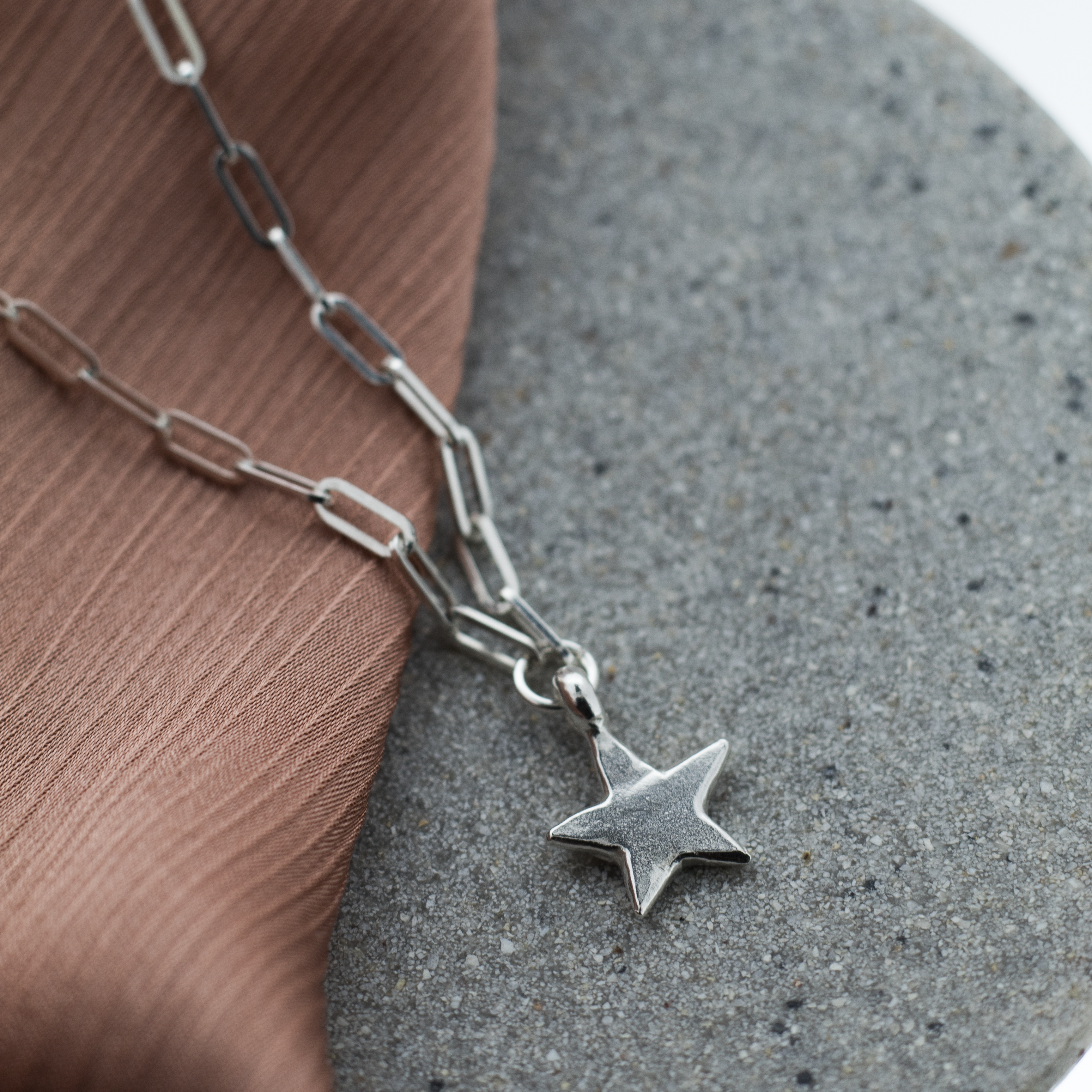 Star Trace Chain Necklace