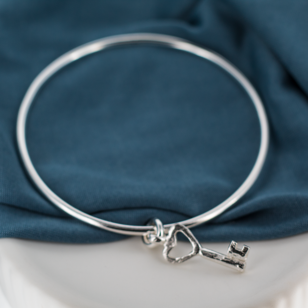 Key to my Heart  Charm Bangle