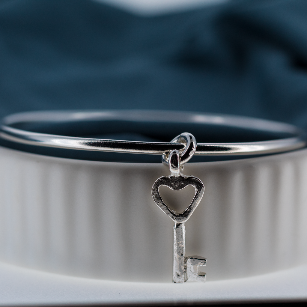 Key to my Heart  Charm Bangle