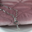 Key to my Heart  Trace Chain Necklace