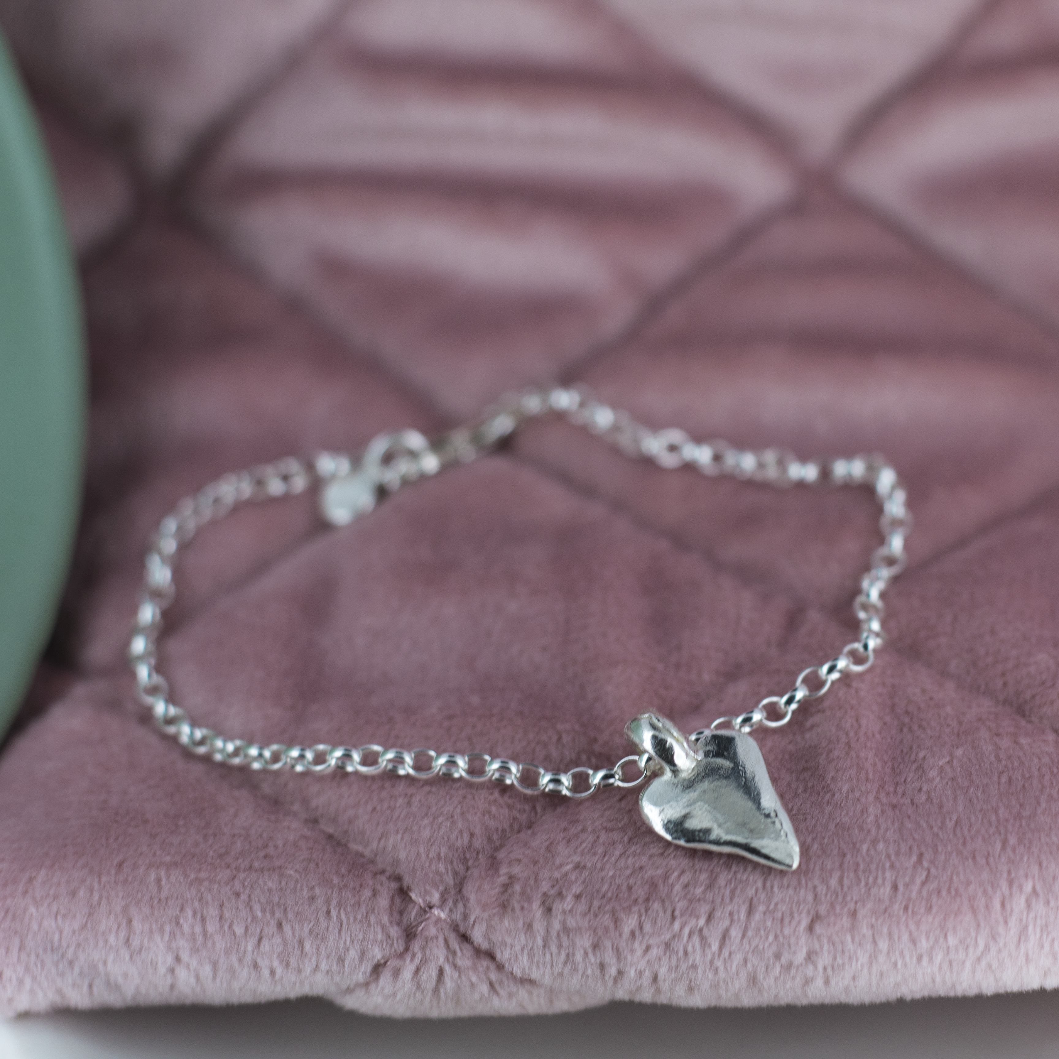 Heart Chain Bracelet