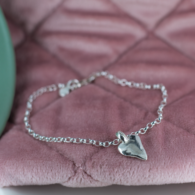 Heart Chain Bracelet