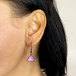 Holly Lilac Edelstein Gold Creolen