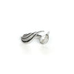 Anillo Envolvente con Joyas Tono Plata Leelia