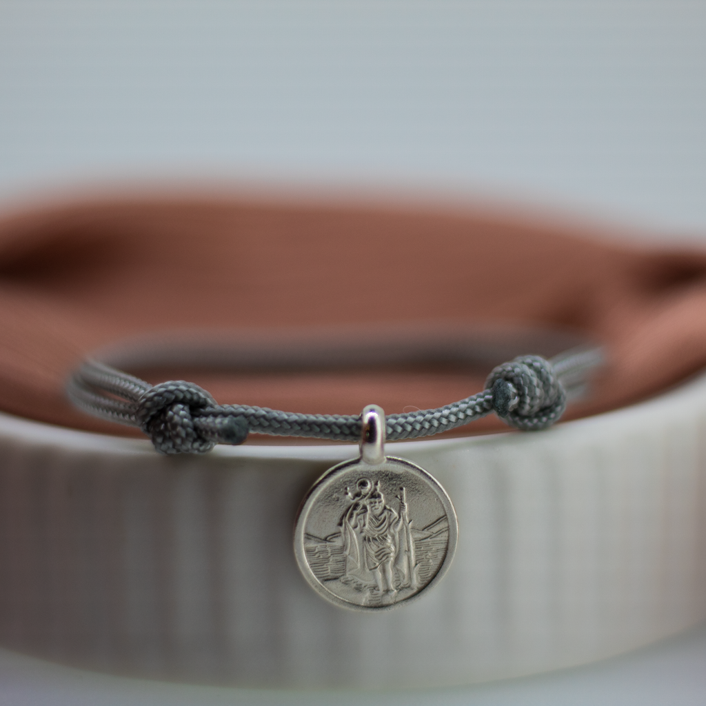 St Christopher Rope Bracelet
