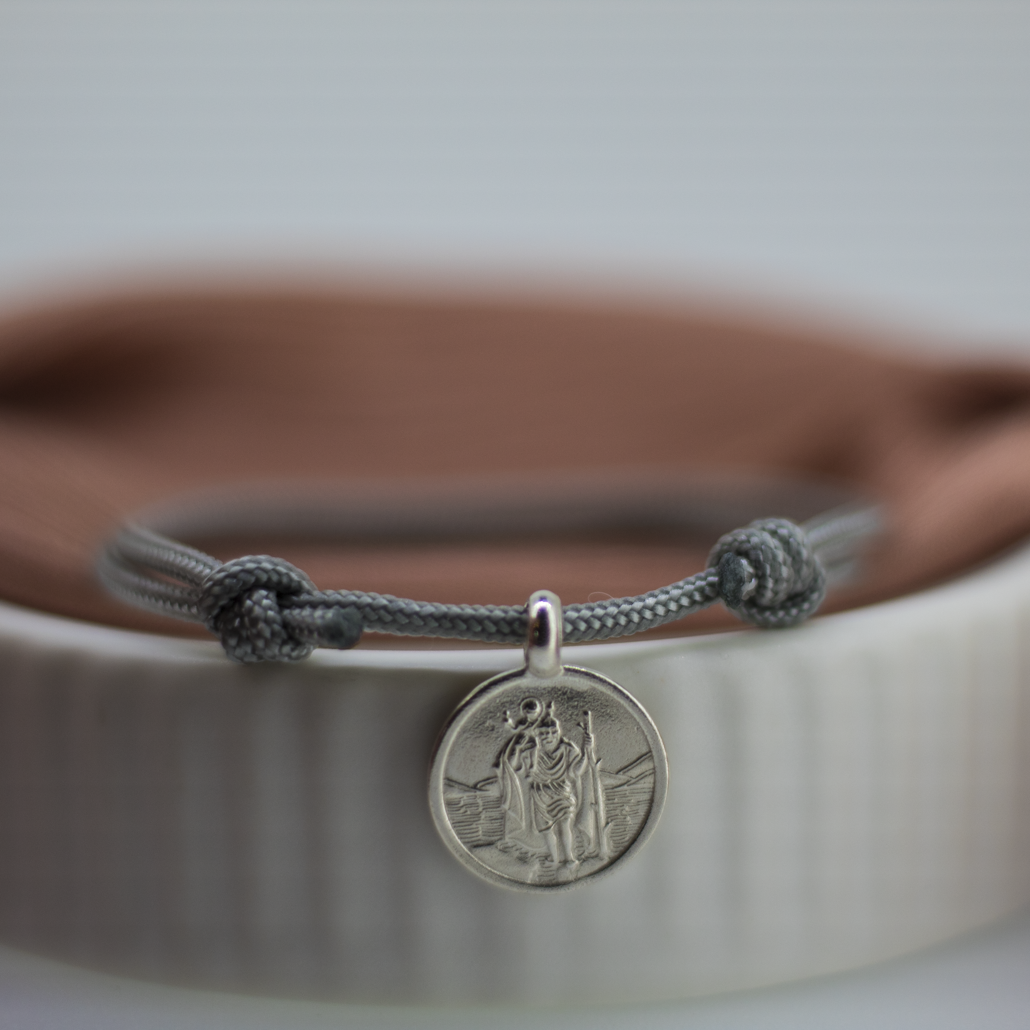 St Christopher Rope Bracelet
