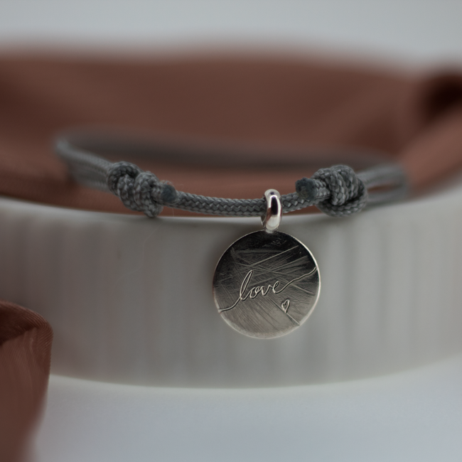 Das Love Disc Seilarmband