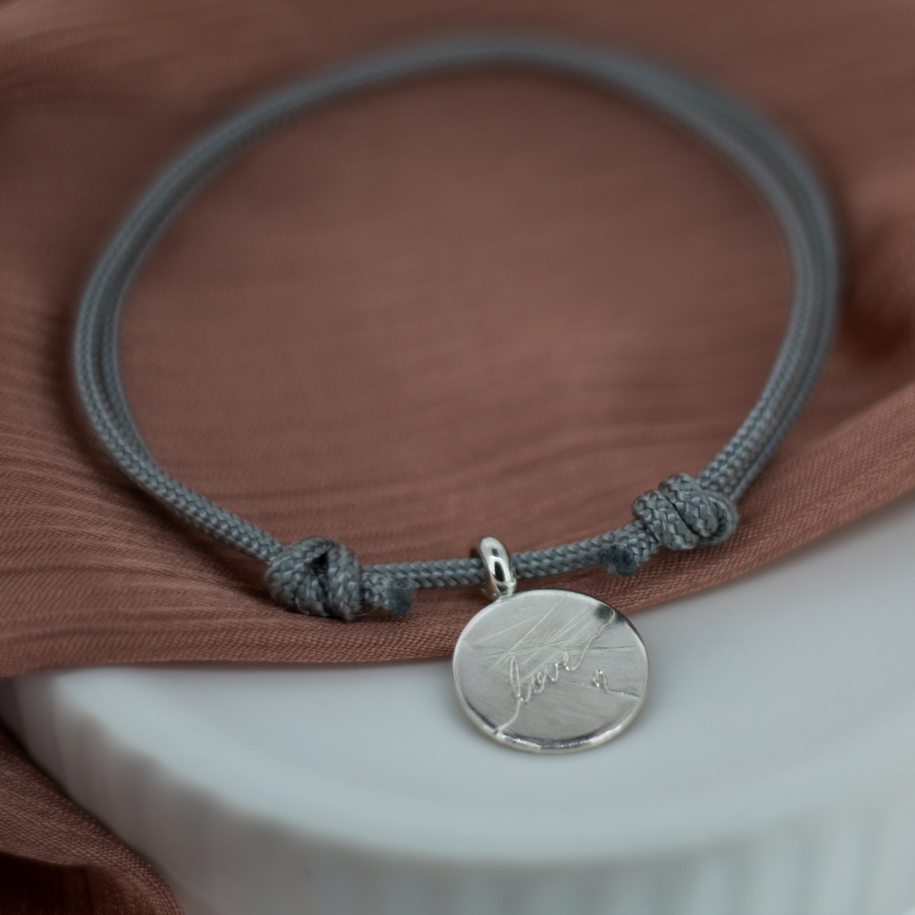 The Love Disc Rope Bracelet