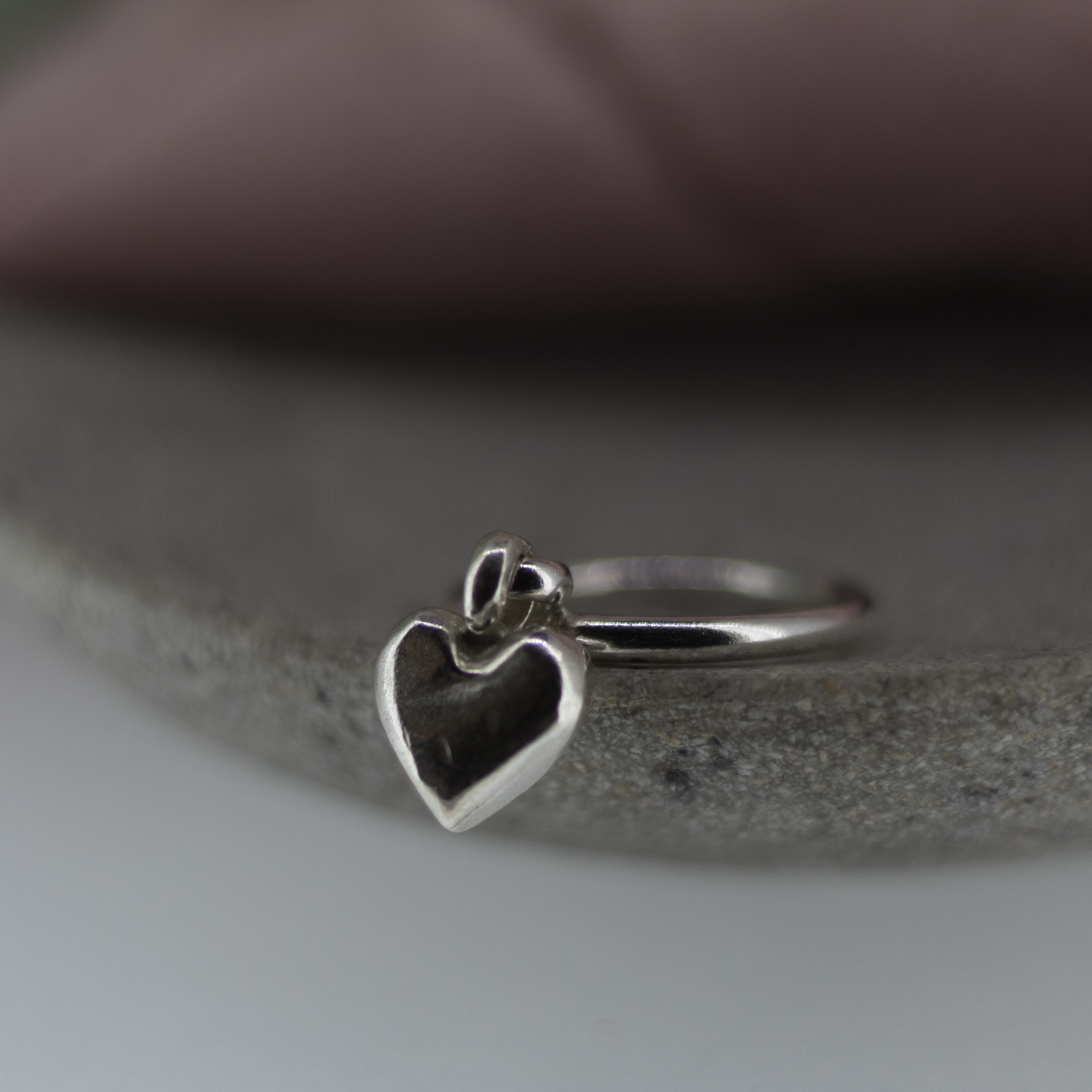 Sweet Heart Dangle Ring