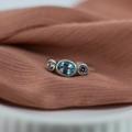 Aquamarine Trilogy Ring