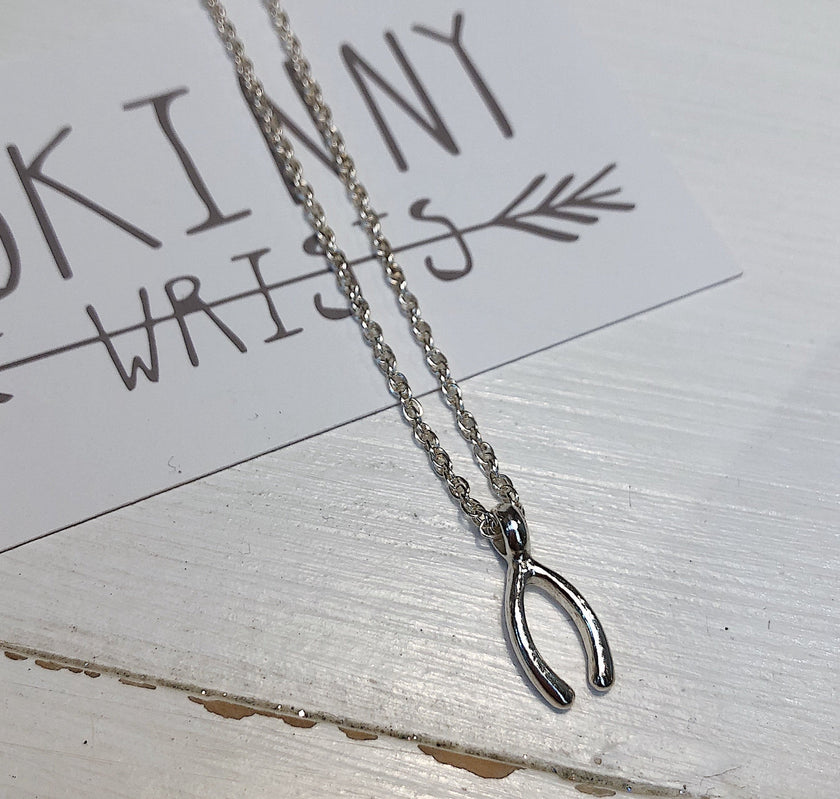 Wishbone Rope Chain Necklace