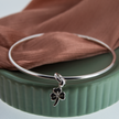 Lucky Clover Charm Bangle