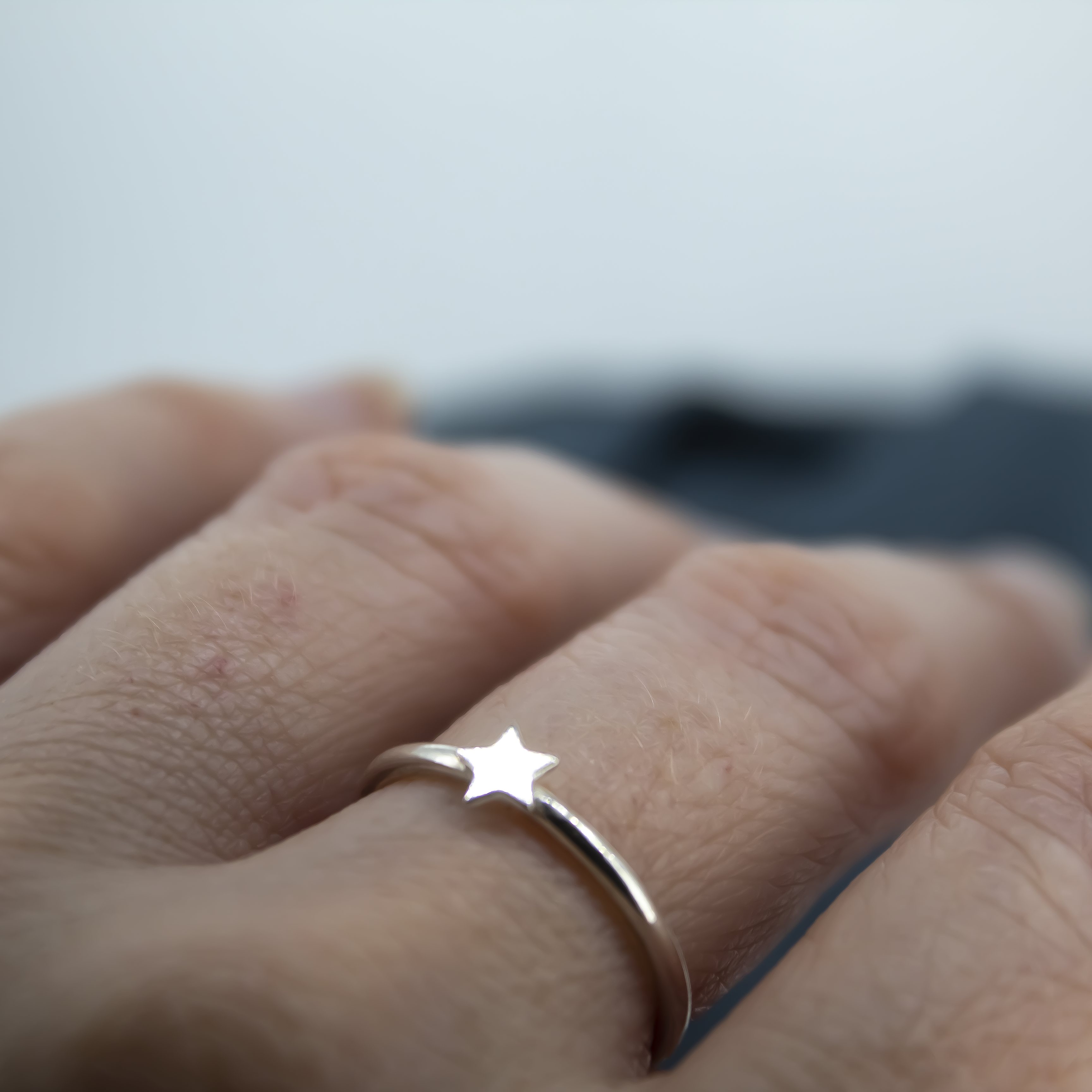Skinny Mini Star Ring
